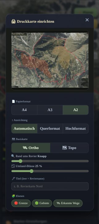 Druckkarte als PDF